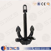 Black High Holding Power Boat Rigging Offshore Anchor